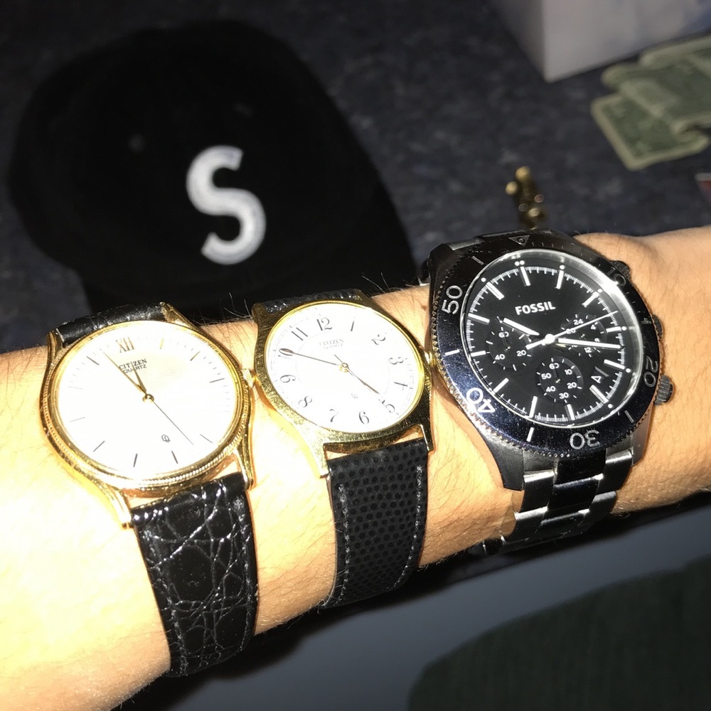 Vintage citizen quartz watches