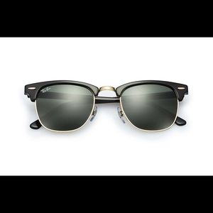 Authentic Clubmaster ray bans lightly used