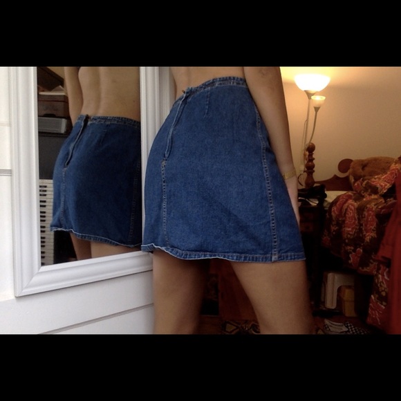 Vintage denim skirt - Picture 2 of 2