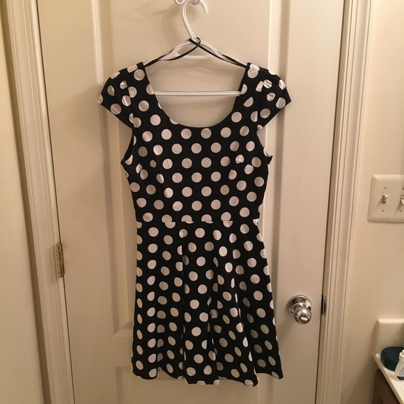 Polka Dot Skater Dress - Picture 1 of 2