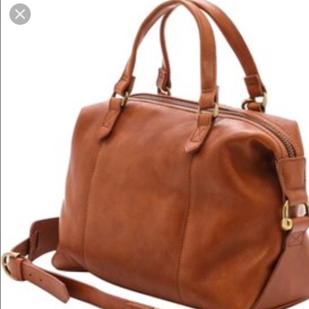 Madewell all leather satchel