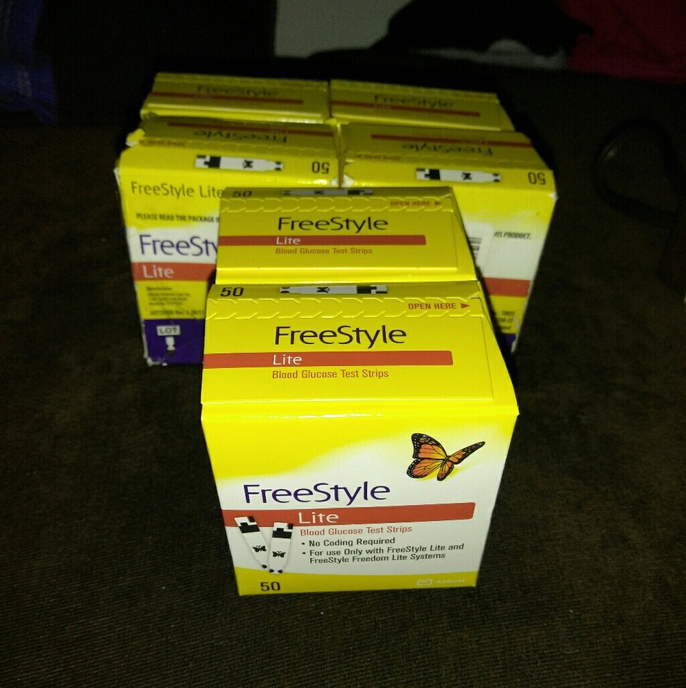 6 boxes of test strips 50 count