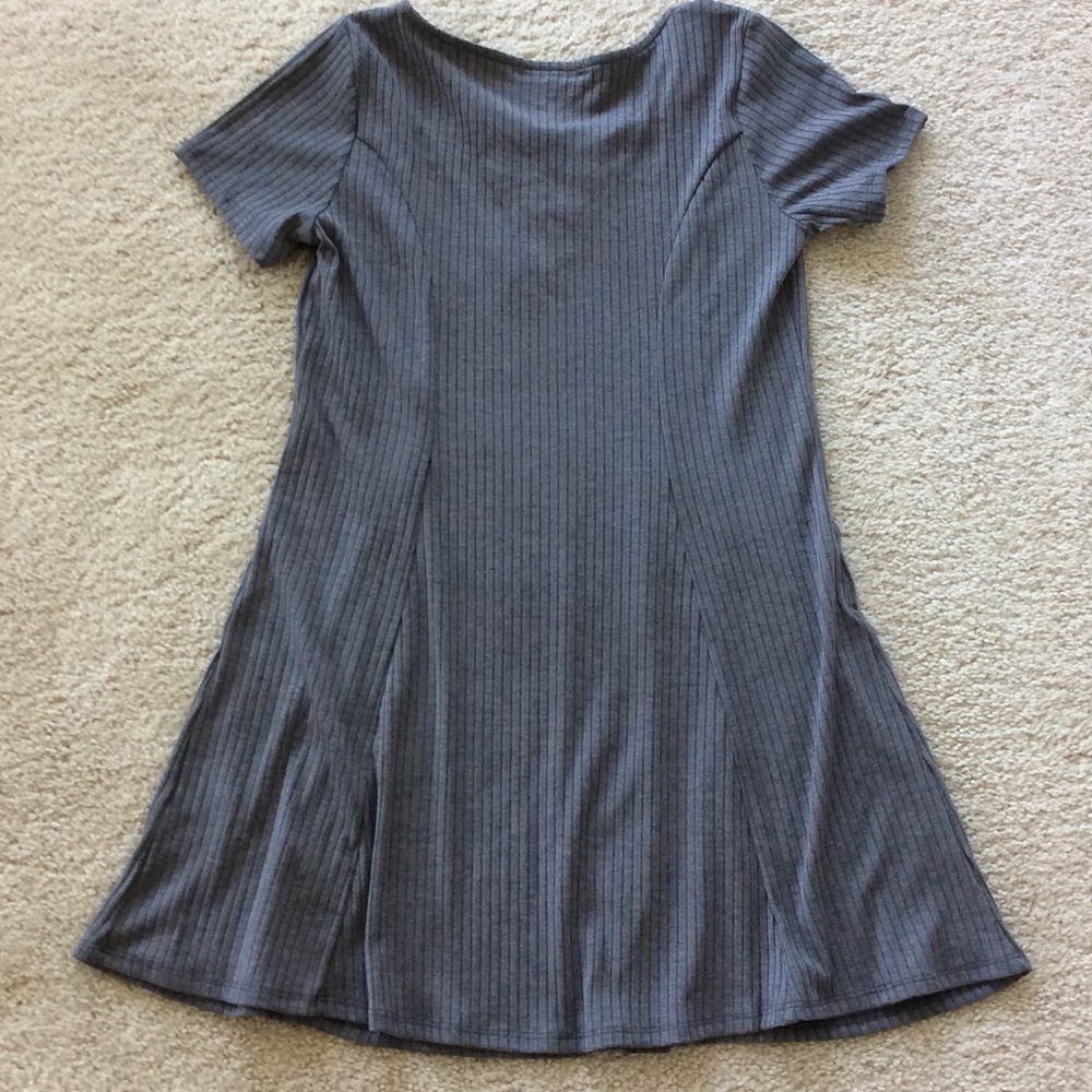 Lace Up Ribbed Dress - Picture 5 of 5