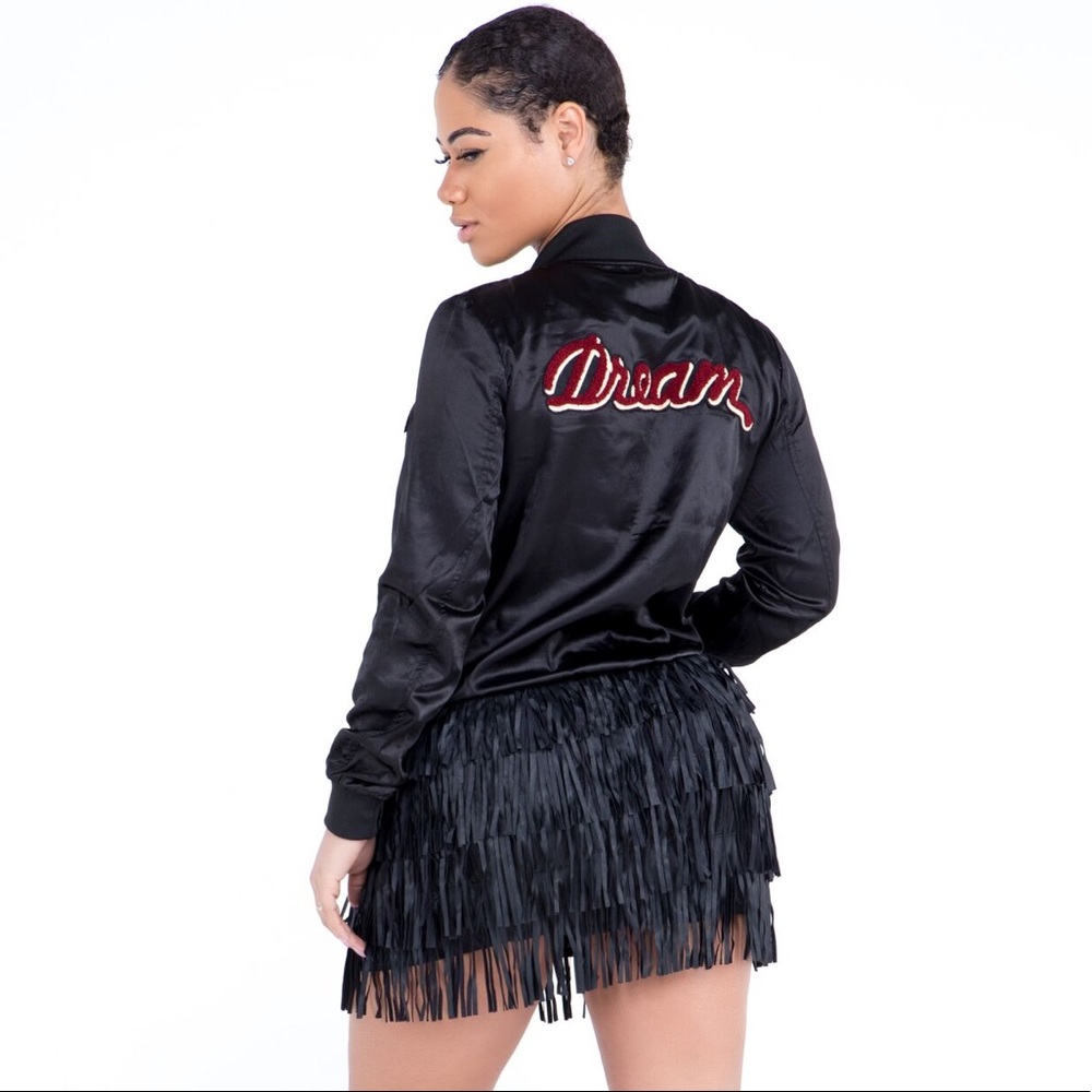 DREAM silk bomber jacket
