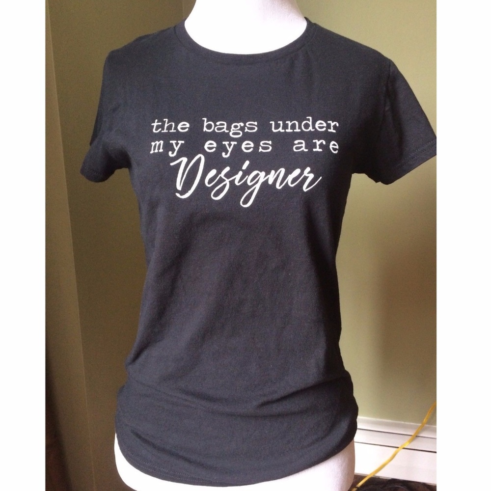 Worn Once Washed Once Designer Bags Fitted T Shirt