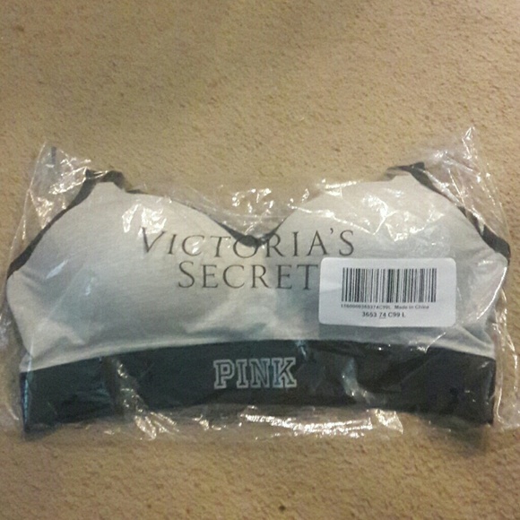 New VS Pink Ultimate Strappy Sports Bra Push Up - Picture 2 of 4