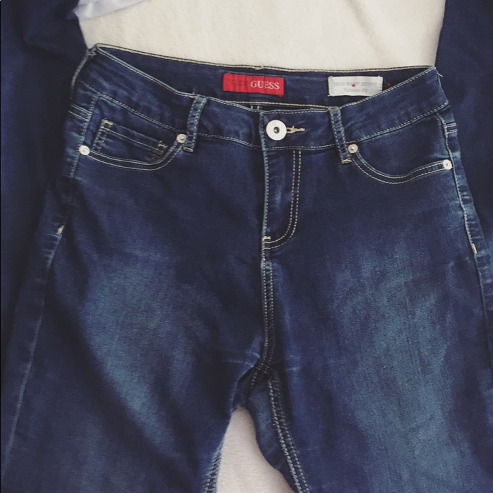 High waisted jeans