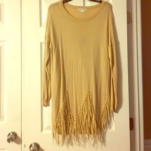 Sweater Dress with Fringe ❤️❤️❤️