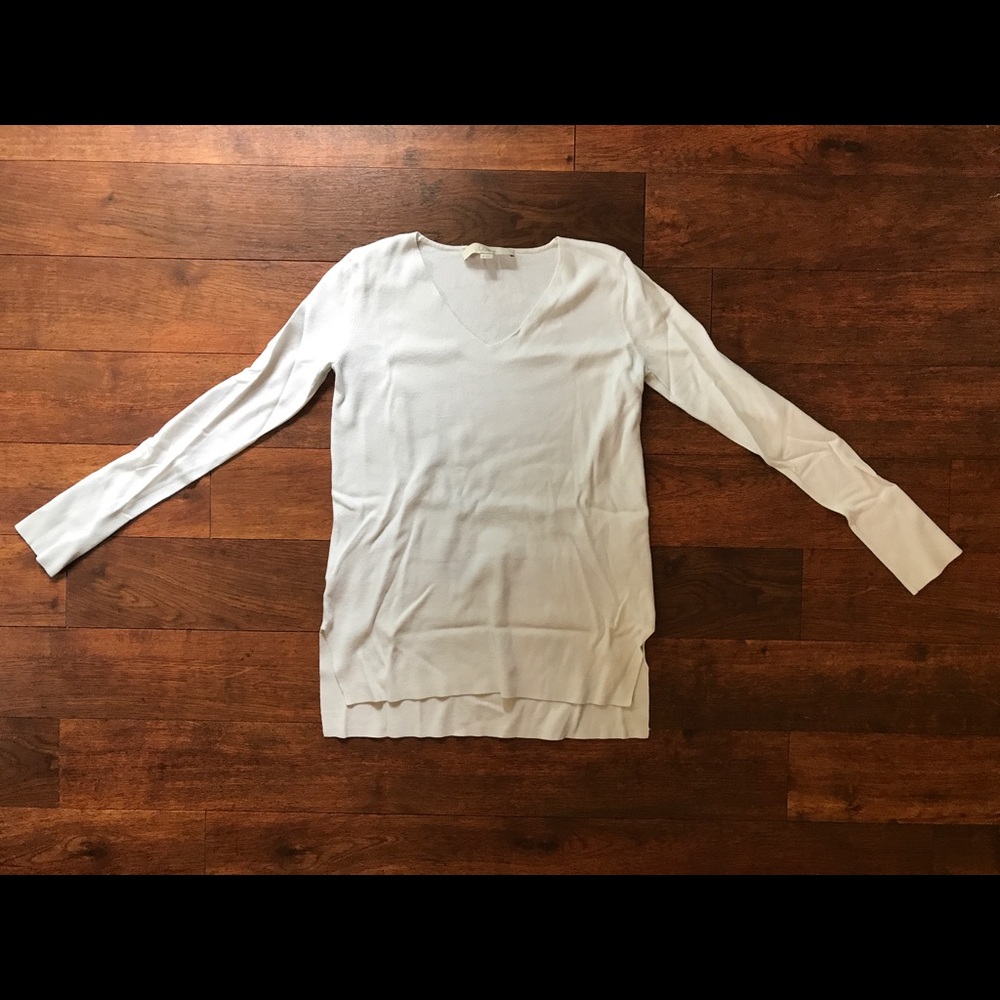 Cream long sleeve sweater