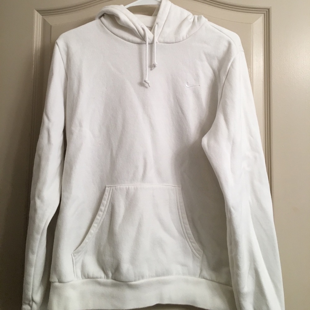 White Nike Hoodie (L)