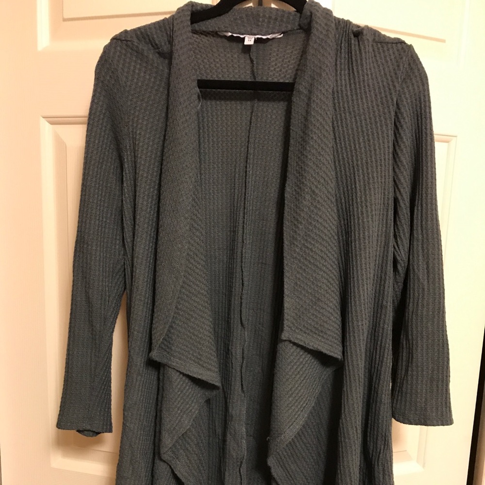 EUC Sonoma drape front cardigan