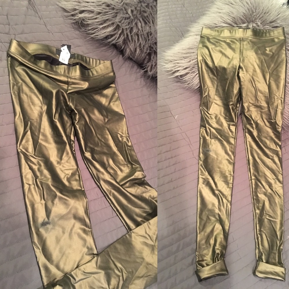 TAG ELEMENTAL metallic leggings