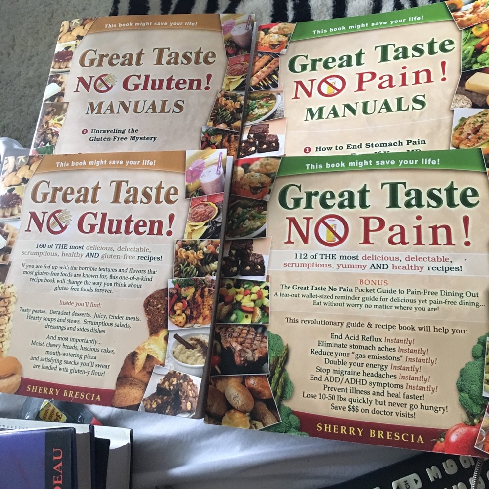 Lot of Great Taste books by Sherry Brescia