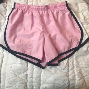 light pink kids Nike shorts