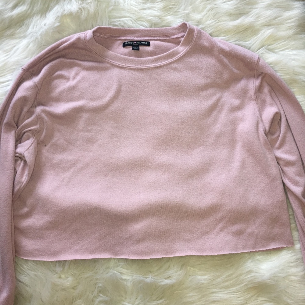 Brandy Melville long sleeve crop top!