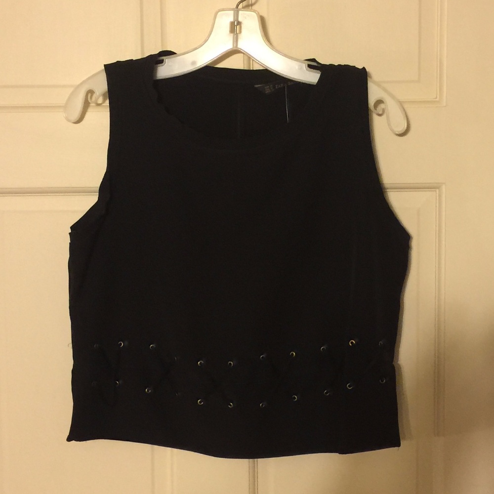 Zara cropped tank top