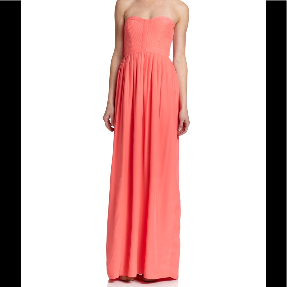 Parker Strapless Bayou Silk Maxi Dress