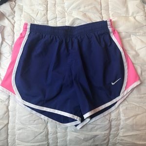 navy blue kids Nike shorts