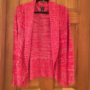 Wet Seal pink knit cardigan