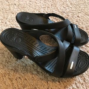 Crocs heels 7w NEW