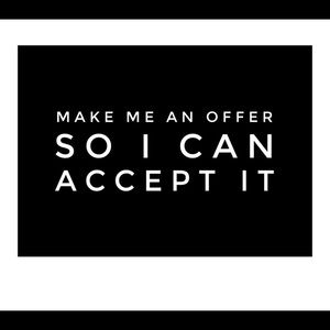 Make me an offer