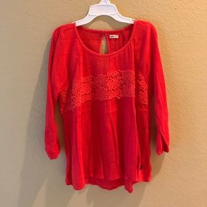 Brand new Hollister red blouse