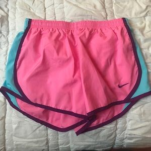 pink kids Nike Shorts