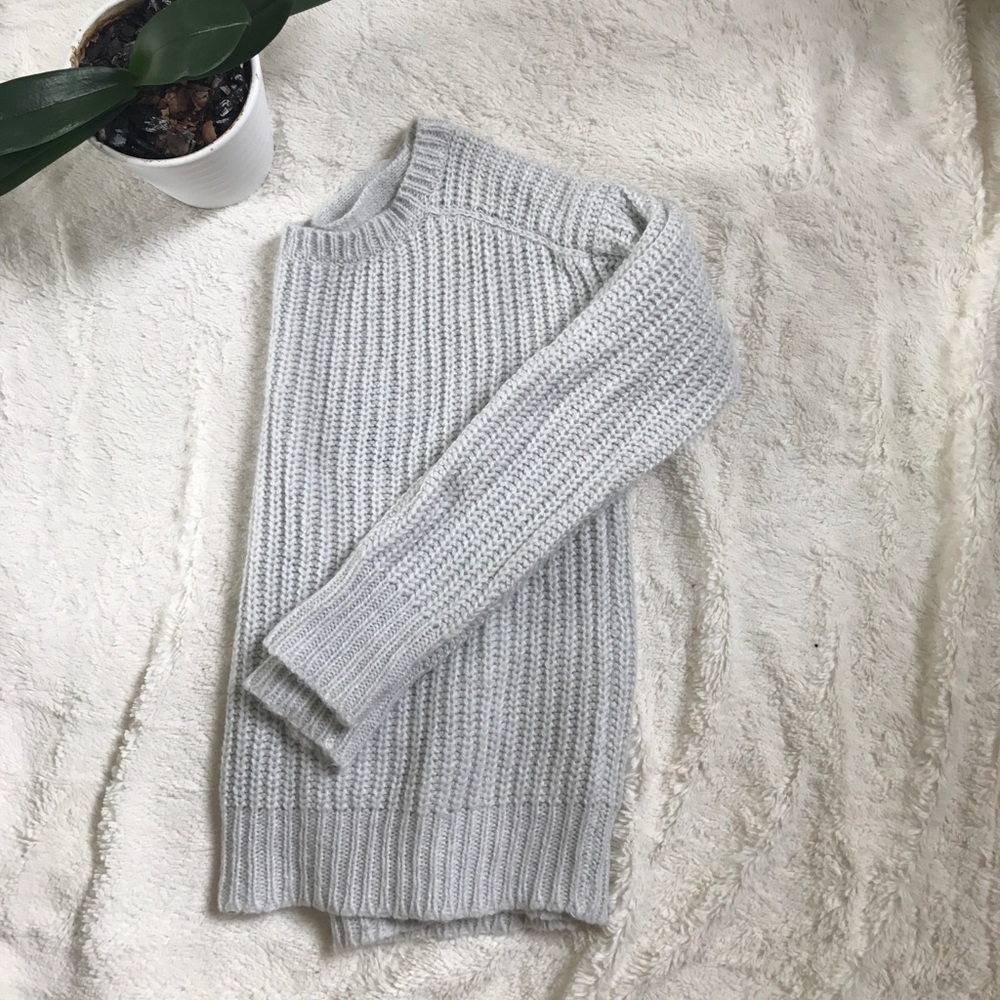 Open back sweater