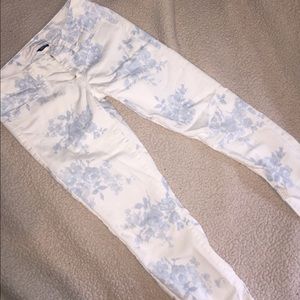 Floral Printed American Eagle Jeans Women's Size 0