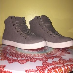 Grey Guilty Soles high tops