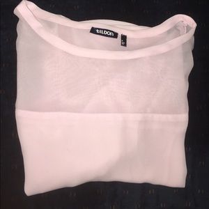 Sheer pink shirt (the shirt is sheer)❗️