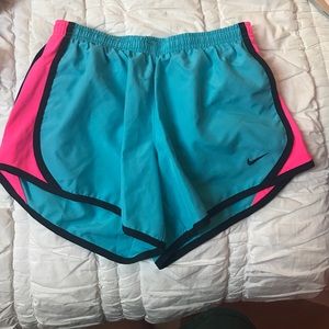 blue kids Nike shorts