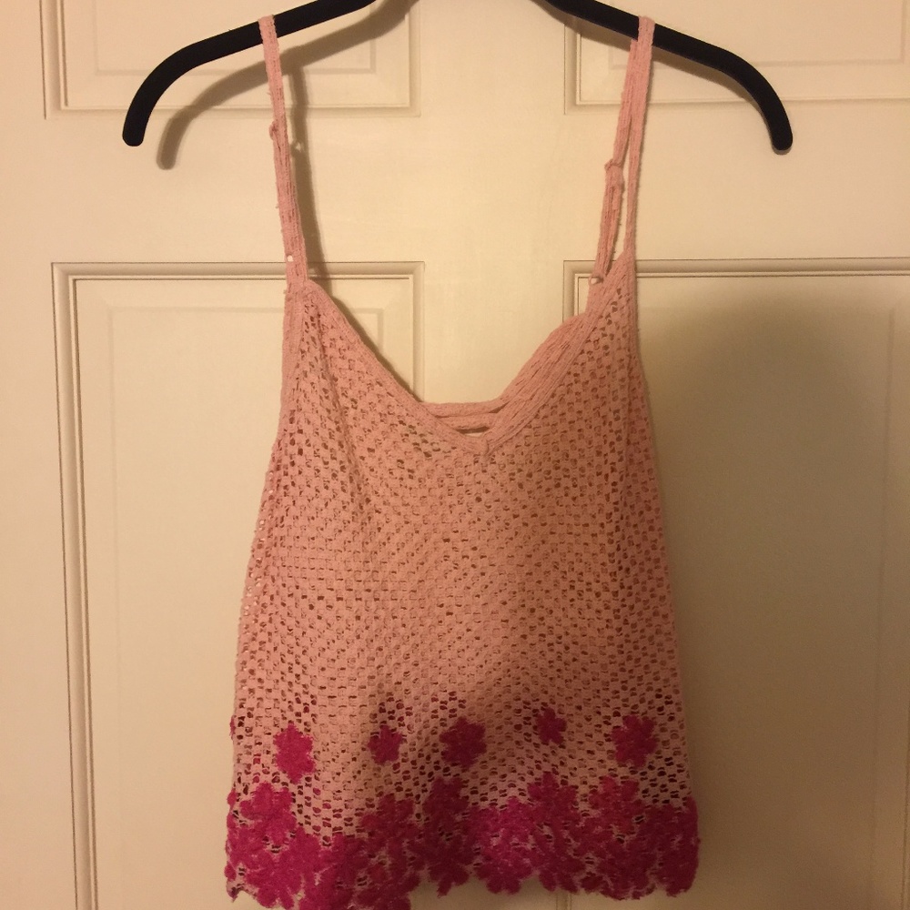 Free People pink tank top