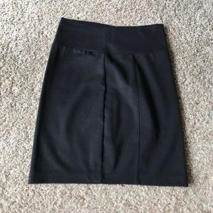 Black pencil skirt