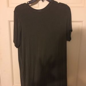 Brandy Melville army green oversized top