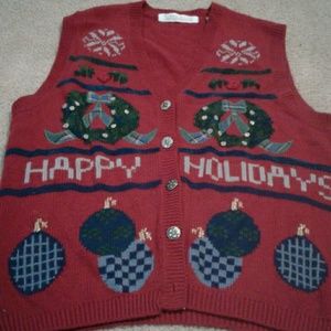 Ugly Christmas Sweater Vest