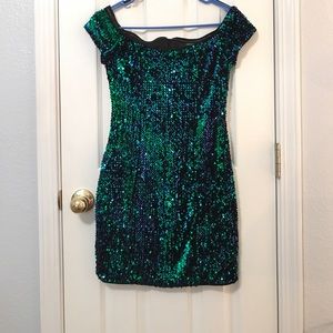 forever 21 sequin body on dress