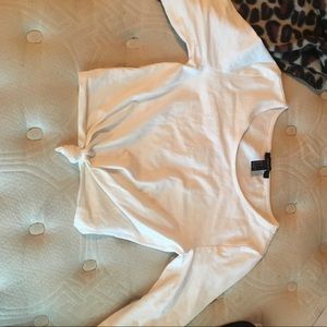 Long sleeve crop top