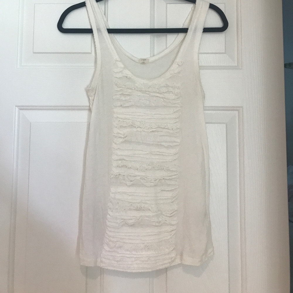 J Crew white tank top