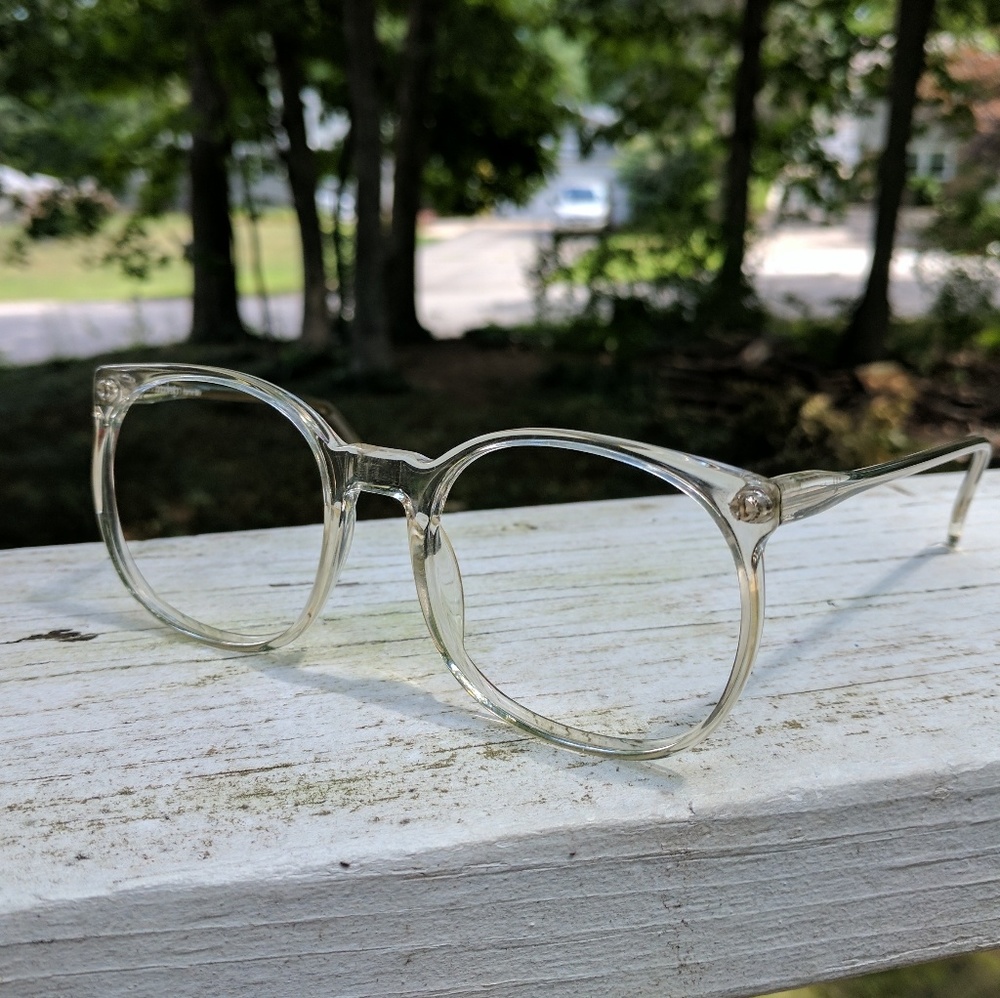 Vintage Clear Frames 80's *Made in Italy*