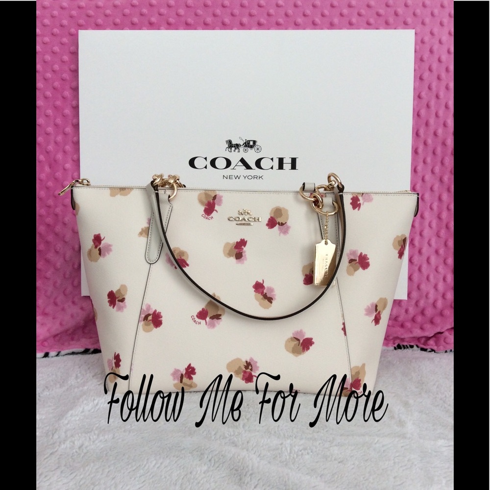 Coach Floral Ava Tote