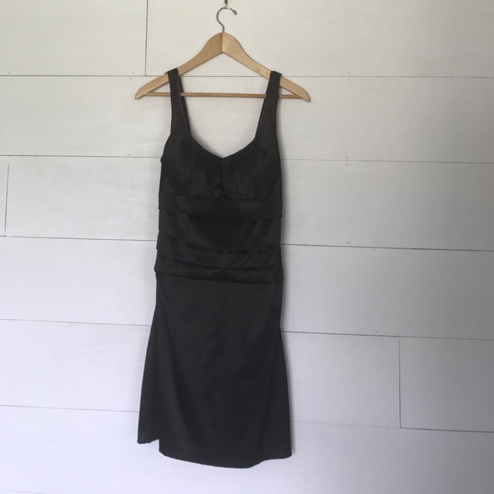 Elegant simple black dress