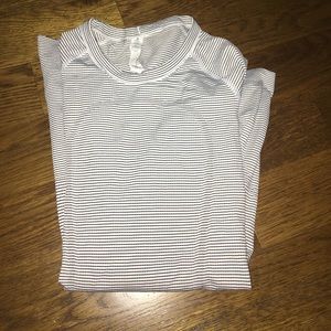 Lululemon Long Sleeve Striped Shirt