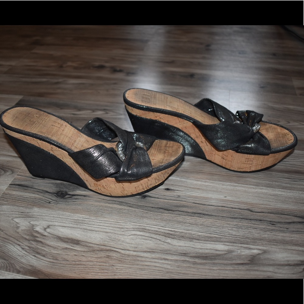 Cork Wedges - casual and cute
