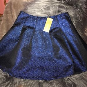 Shimmery Blue Francesca's skirt