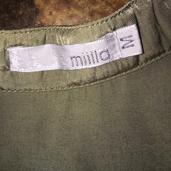 Olive green Miilla Clothing dress - Picture 4 of 6