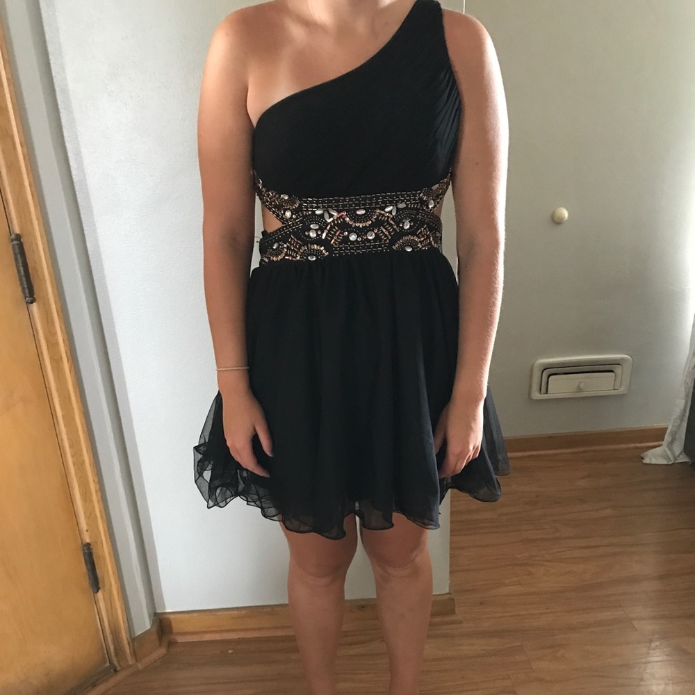 Black homecoming dress