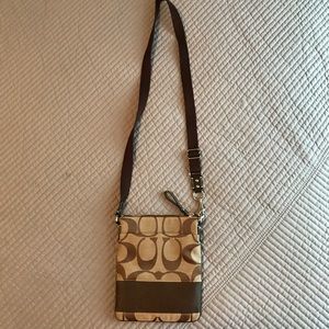 Coach cross body purse