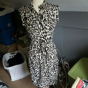 Leopard print dress