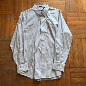 Men's IZOD light blue stripe shirt